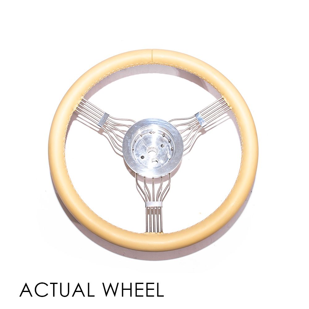 BLEM Banjo Wheel with Horn Button Light Tan