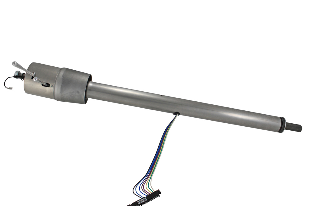 1957 Chevy Collapsible Floor Shift Tilt Column - Paintable Mill Finish