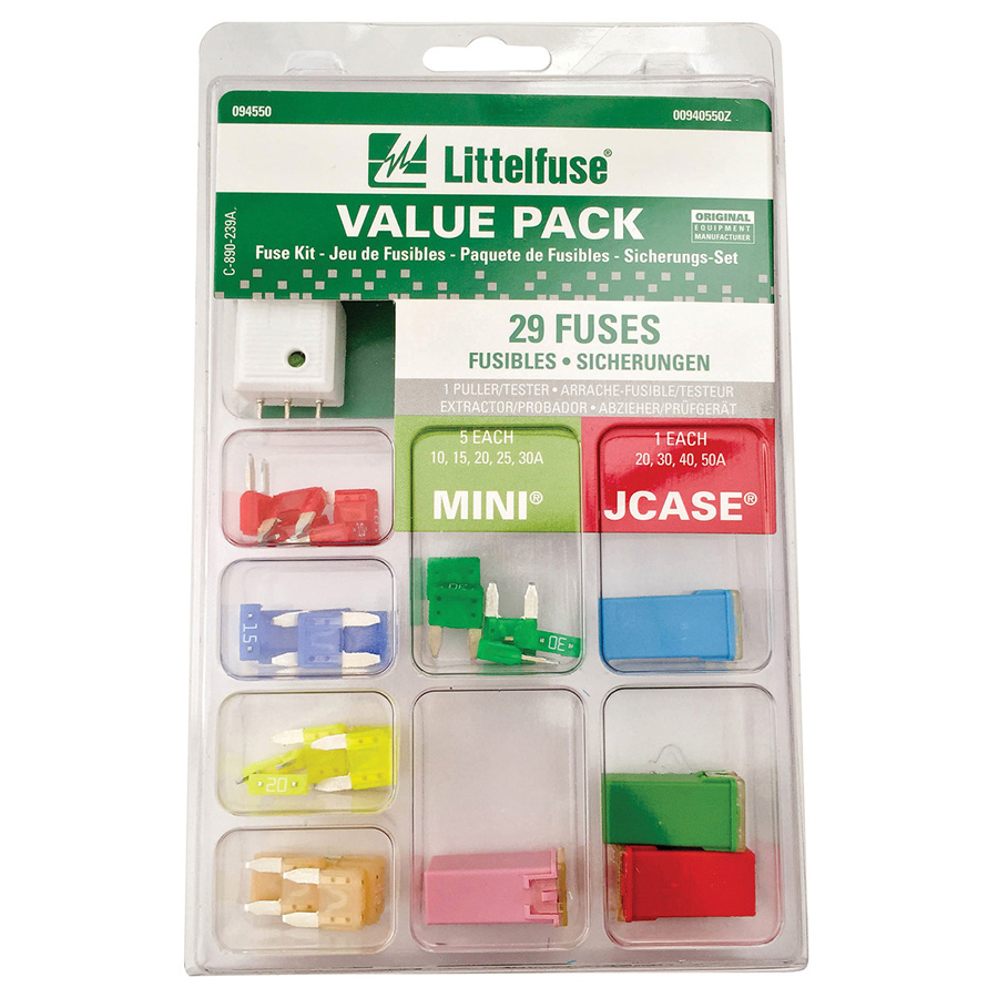 FR80029 - MINI/JCASE Fuse Super Value Pack, 29 pcs