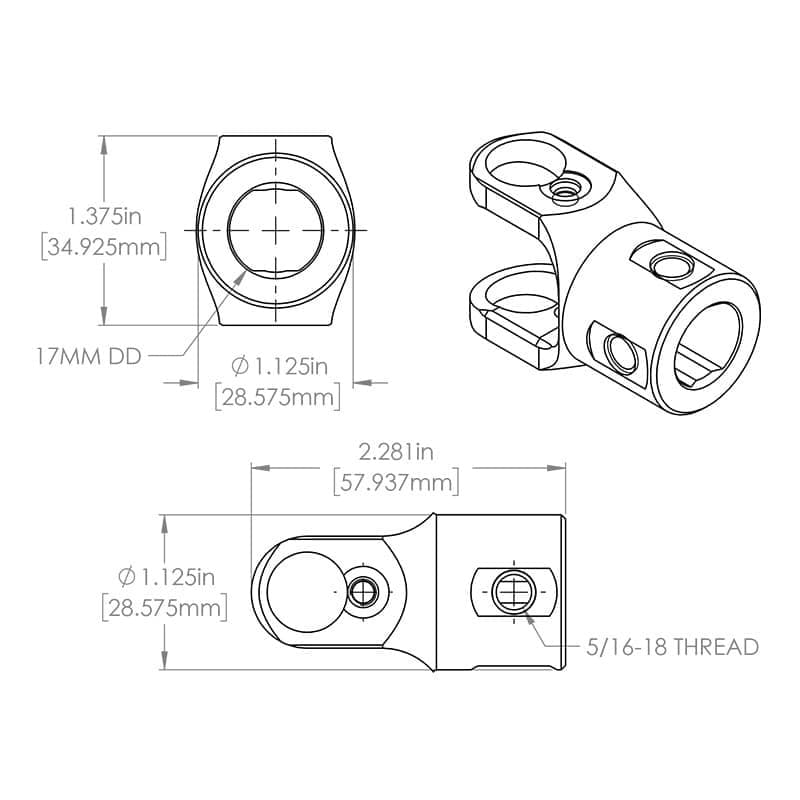 FR1963 - 17mm-54 X 3/4
