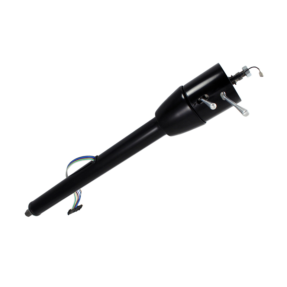 32&quot; Floor Shift Tilt Bell Column with 2&quot; OD, 1&quot;-48 Spline - Black Powdercoat Finish