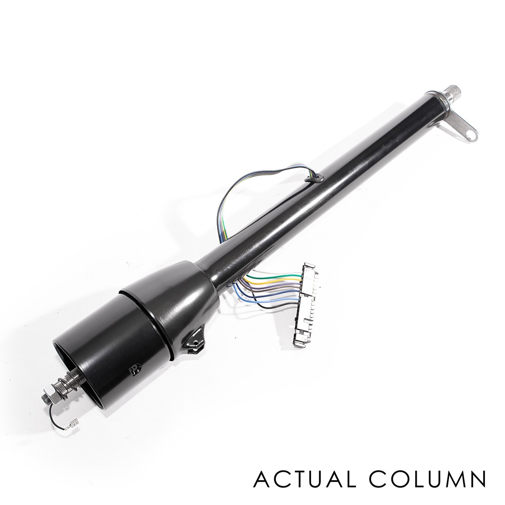 BLEM - Custom Length Column Shift Tilt Column - Black Powdercoat Finish