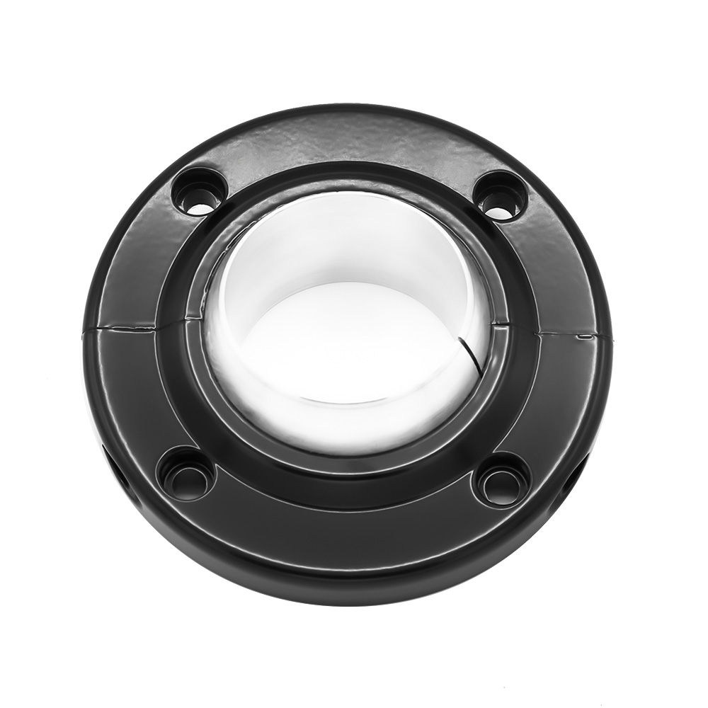 FR20101BK - Steering Column Floor Mount 2" Diameter - Black Powdercoat