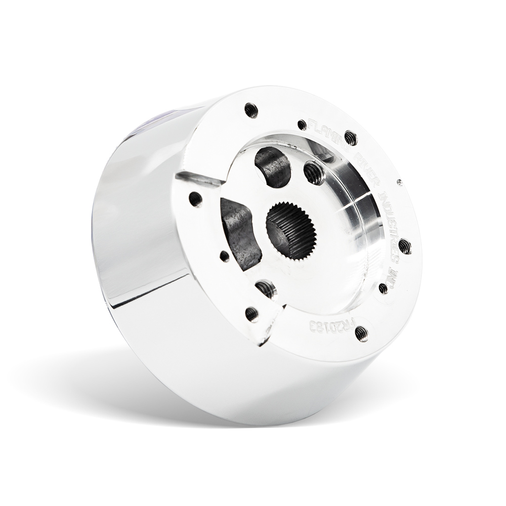 Corvette Wheel Adapter 6 Bolt Pattern - Polished Finish