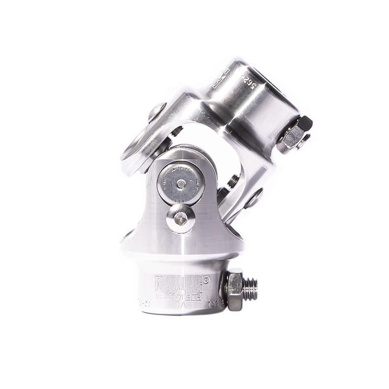 Universal Steering Shaft U-Joint – 9/16” 26-Spline X 3/4” DD – Black Finish
