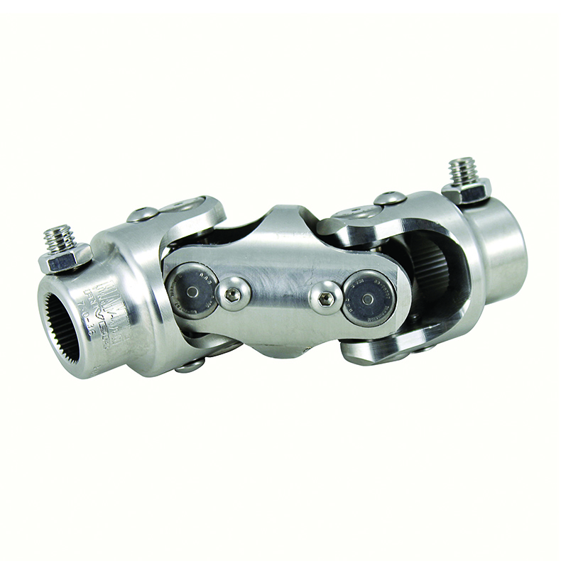 3/4"-36 X 3/4"-36 Stainless Steel Double U-Joint - Polished