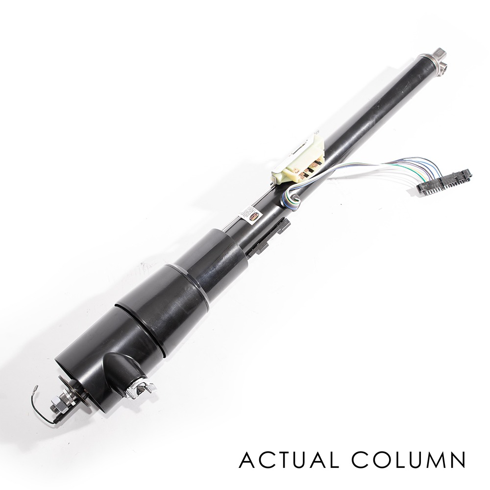 BLEM - 1973-87 GMC Truck Floor Shift Key Column - Black Powdercoat Finish