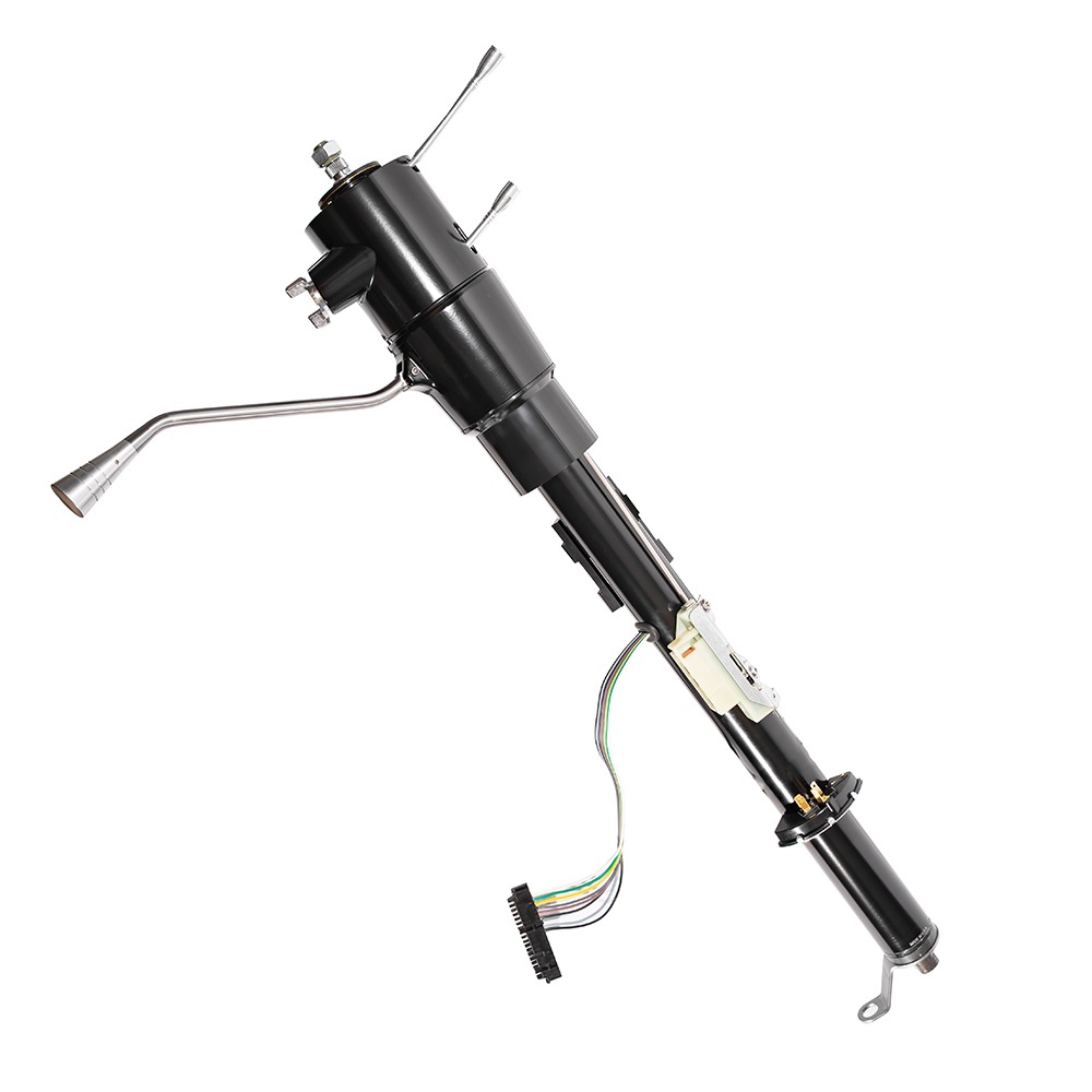 FR30108BK - 1973-87 C10 TRUCK COLUMN SHIFT TILT KEY COLUMN - BLACK POWDERCOAT FINISH - FOR AFTERMARKET CHASSIS