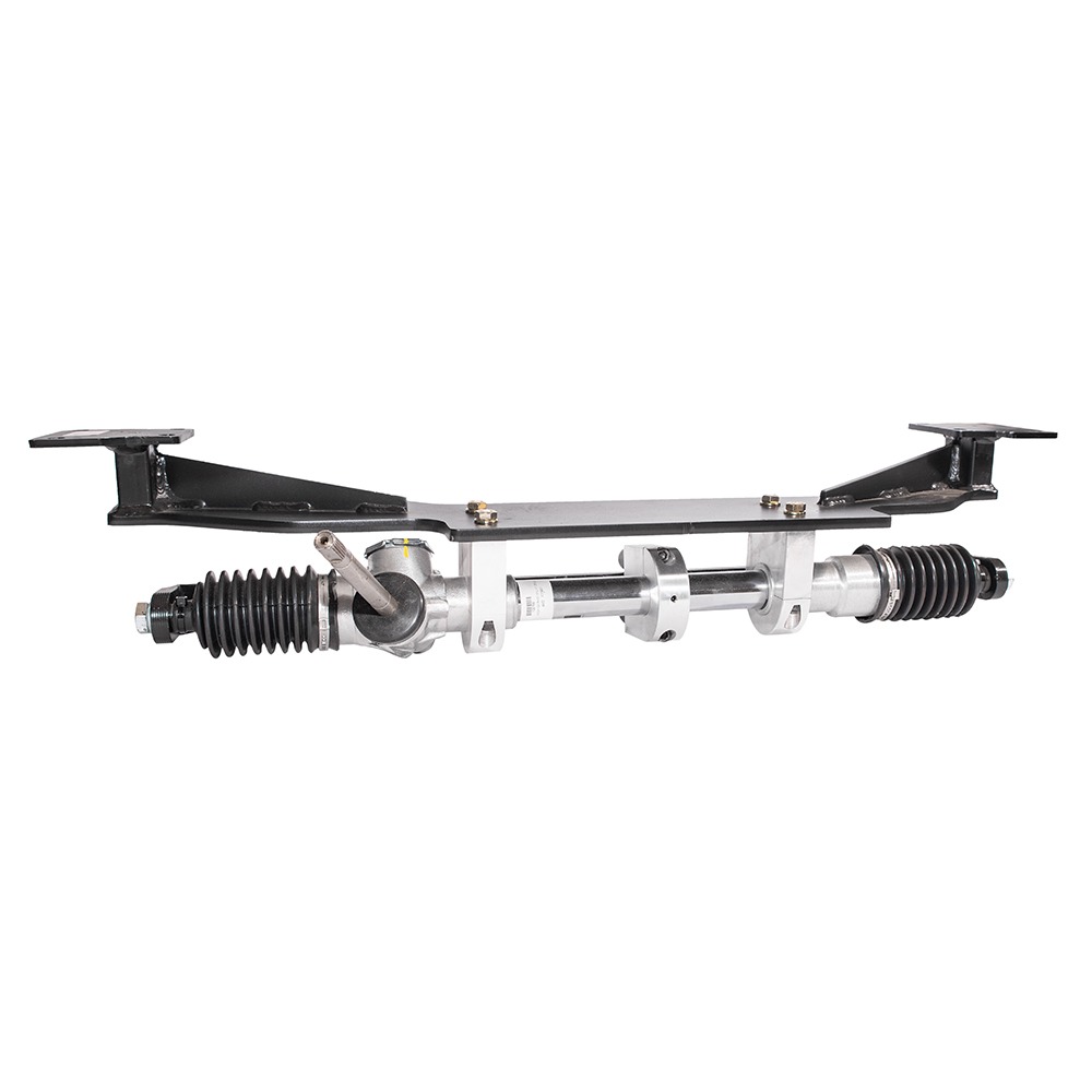 1962-66 Nova Front Steer Manual Rack Cradle Kit - Paintable Mill Finish