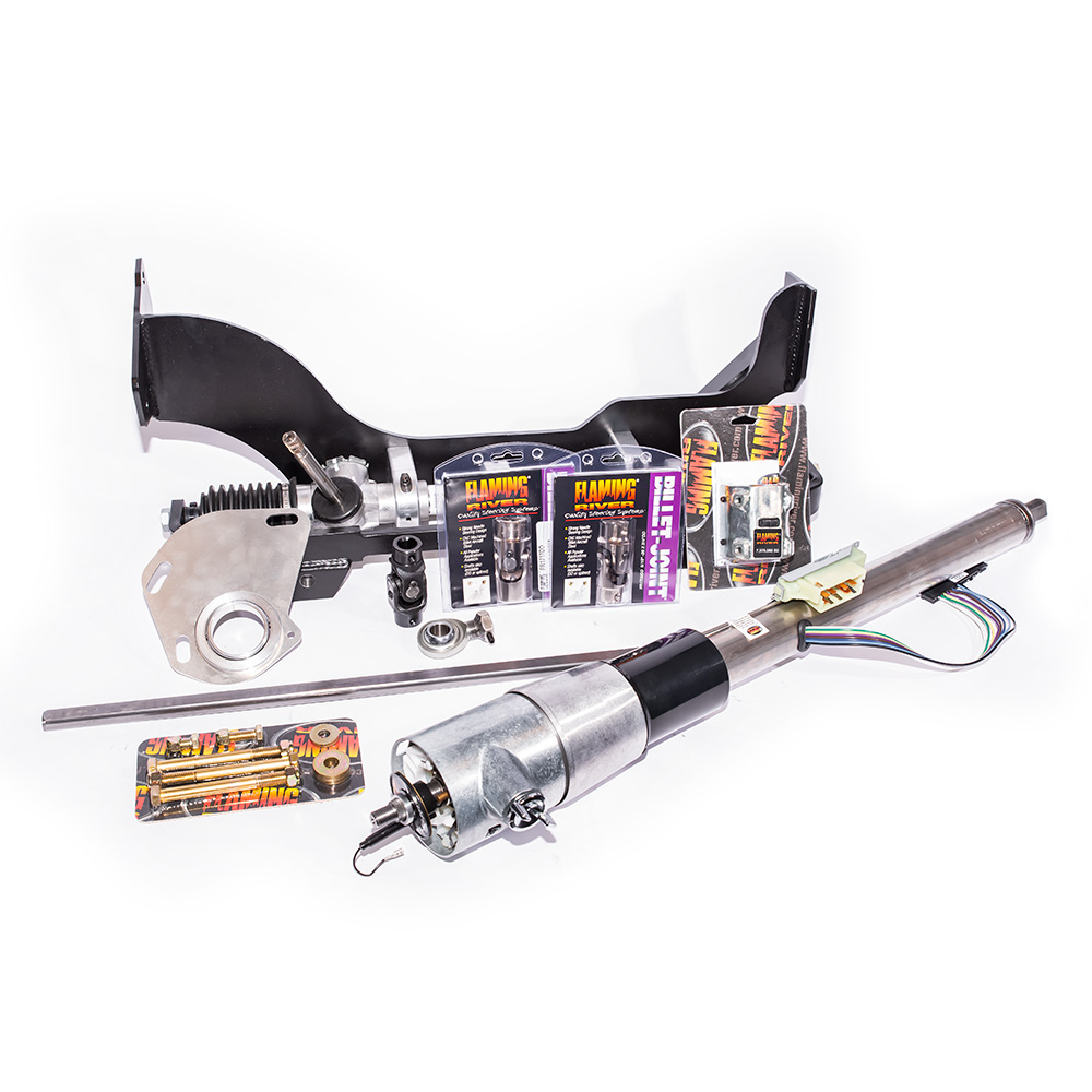 1970-81 Camaro Manual Rack &amp; Pinion Cradle Kit - Paintable Key Column