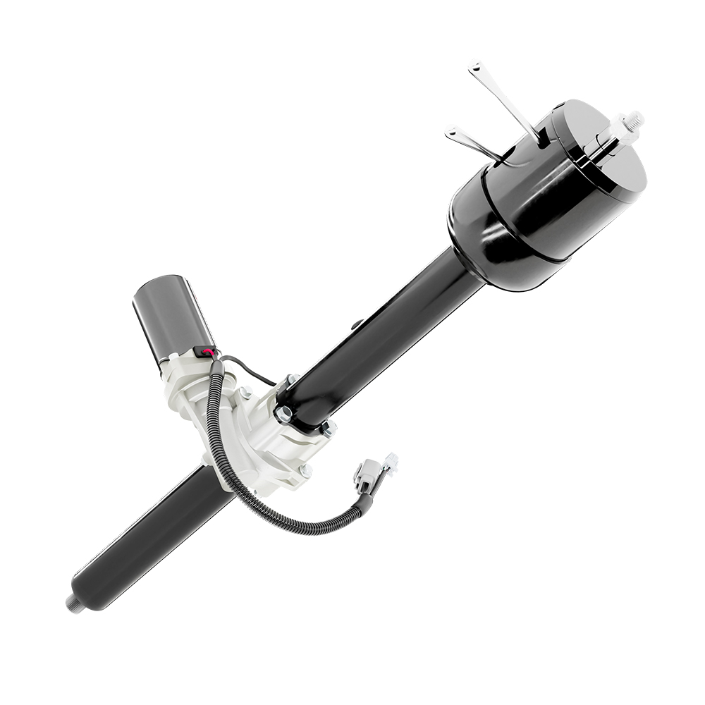 30&quot; Roadster BellaTilt Microsteer Column - Black Powdercoat Finish - Clocked at 11 o&#039;clock