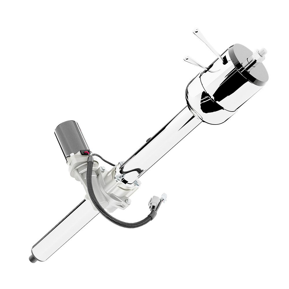 30&quot; Roadster BellaTilt Microsteer Column - Polished Finish - Clocked at 11 o&#039;clock