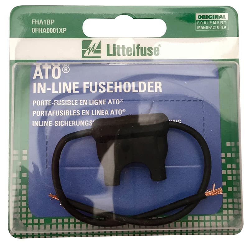 ATO Inline Fuse Holder, 16AWG Wire, 20A Max
