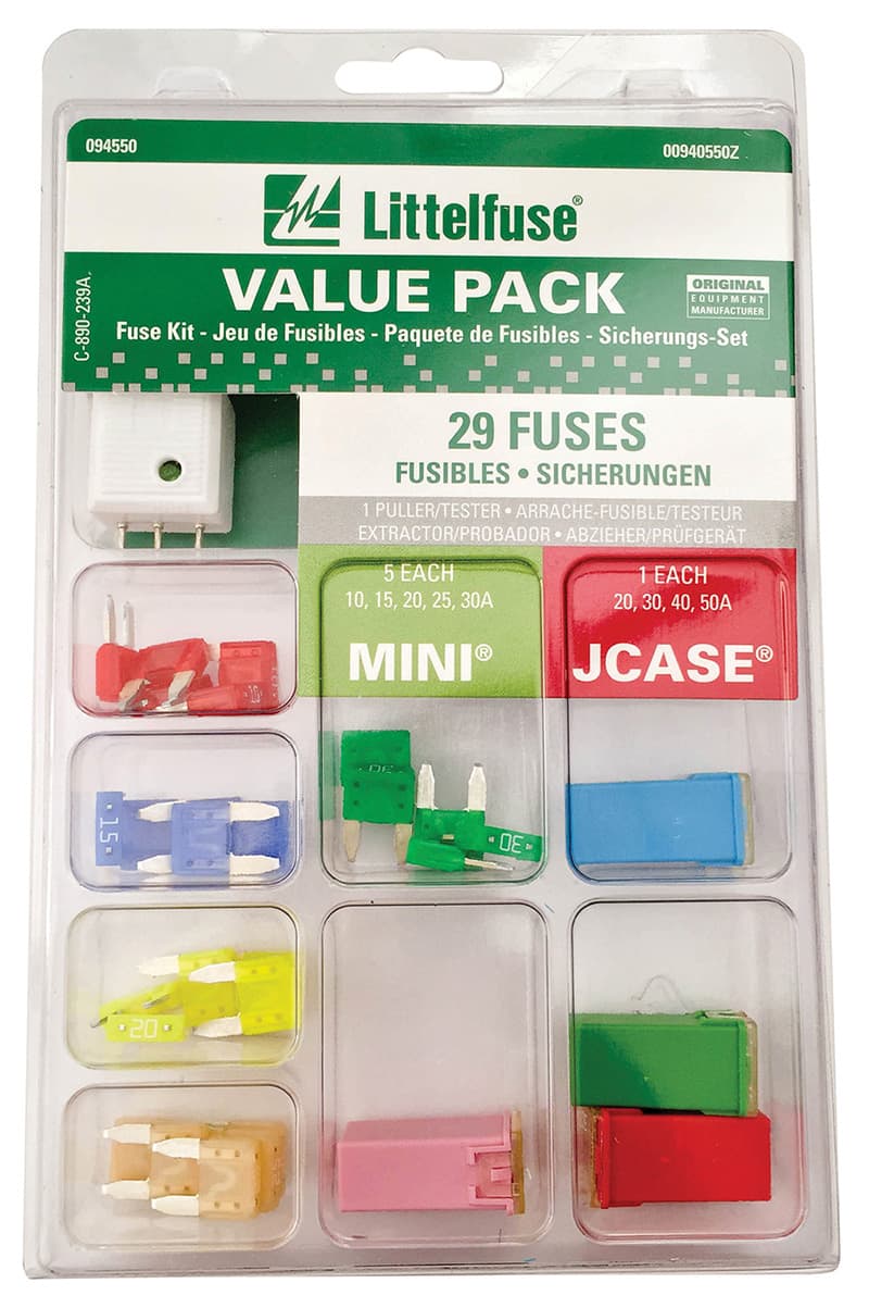 FR80029 - MINI/JCASE Fuse Super Value Pack, 29 pcs