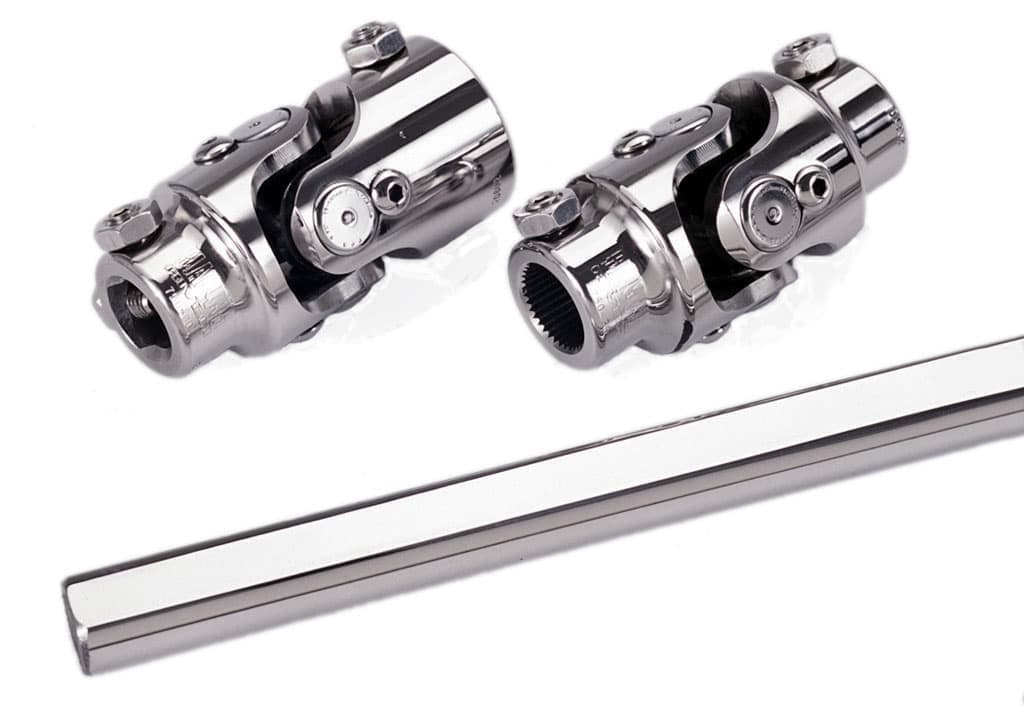 FRUJKT3SSPL - Mustang Power Box Stainless U-Joint Kit - 1